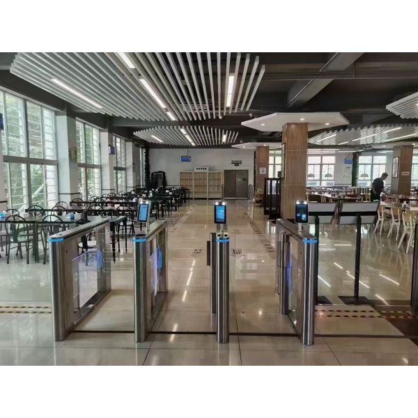 Safety Automatic Swing Gate With Facial Recognition For Amusement Park
