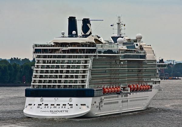 Scale 1:900 Pretty 3d Ships Models , Solstice Class Celebrity Silhouette Cruise Ship Model