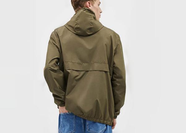 Hood Clothing Nylon Bomber Jacket Mens Fashion Trend Lightweight Cagoule
