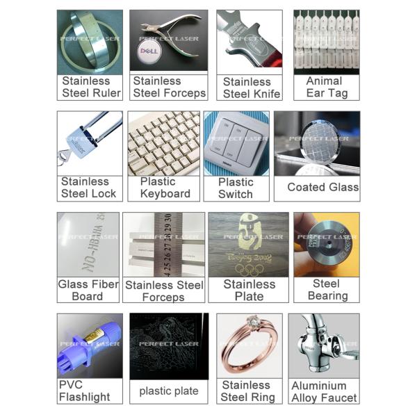 Precisión de la marca de la joyería alta del área del laser de la máquina negra blanca grande de aluminio de la aguafuerte