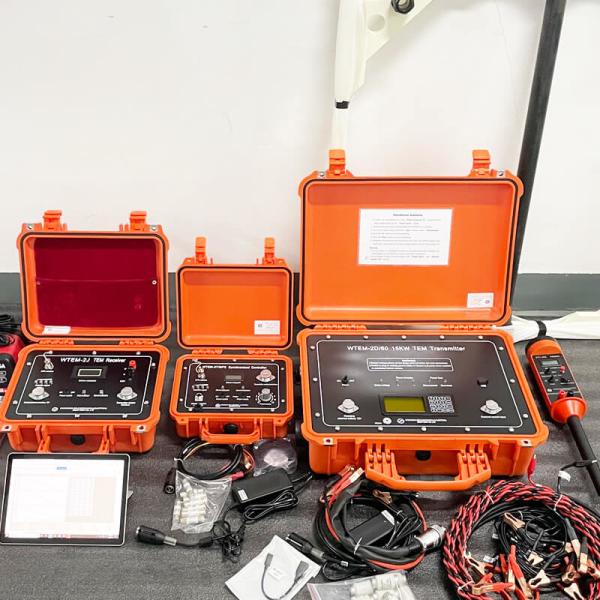 Instrumentos de exploración geofísica subterránea de profundidad Equipos electromagnéticos transitorios