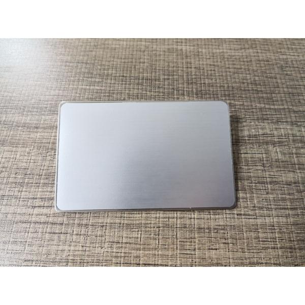 De aço inoxidável do cartão do metal RFID de NFC N-tage213 escovado para a entrada