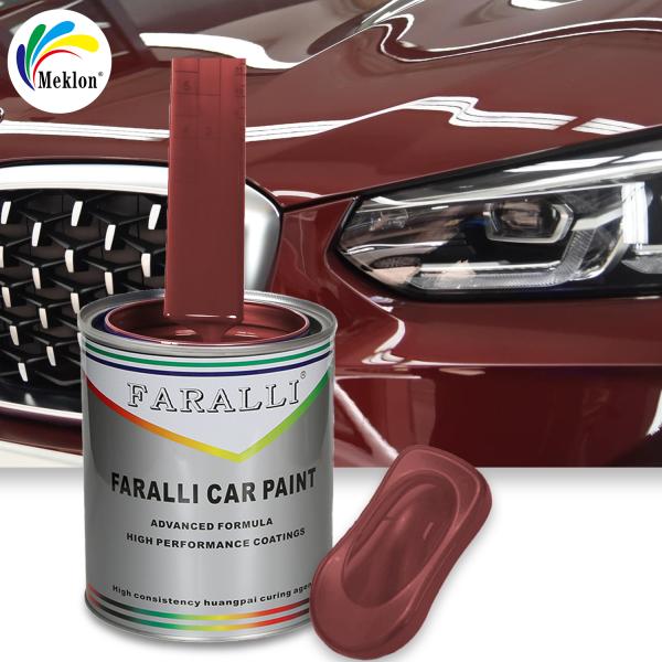 High gloss UV resistant high gloss dark red car spray paint