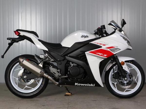 Gas Motor  Street Sport Motorcycles , 250cc Cool Sport Bikes / Street Bikes White Color