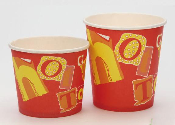 Food Grade Disposable Christmas Soup Bowls With Lids FDA Approved Paper