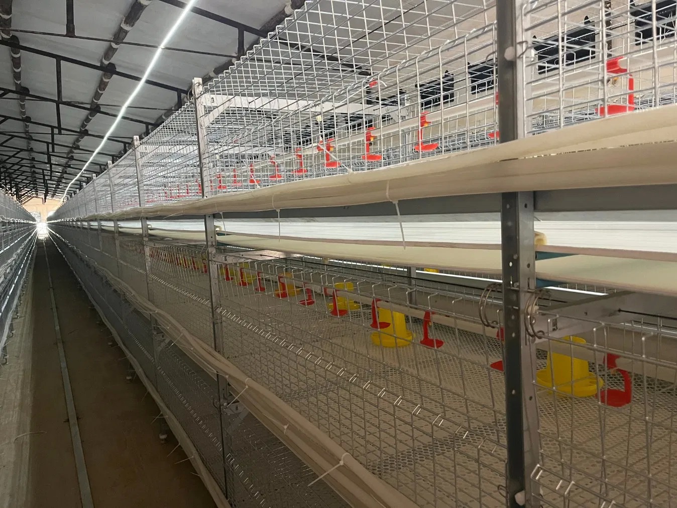Galvanized Poultry Farm Equipment H Type Battery Cage For Broiler And Layer Chickens
