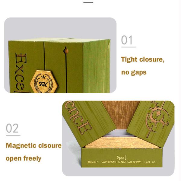 Sliding Out Cardboard Gift Box Packaging Rigid For Perfume Scent