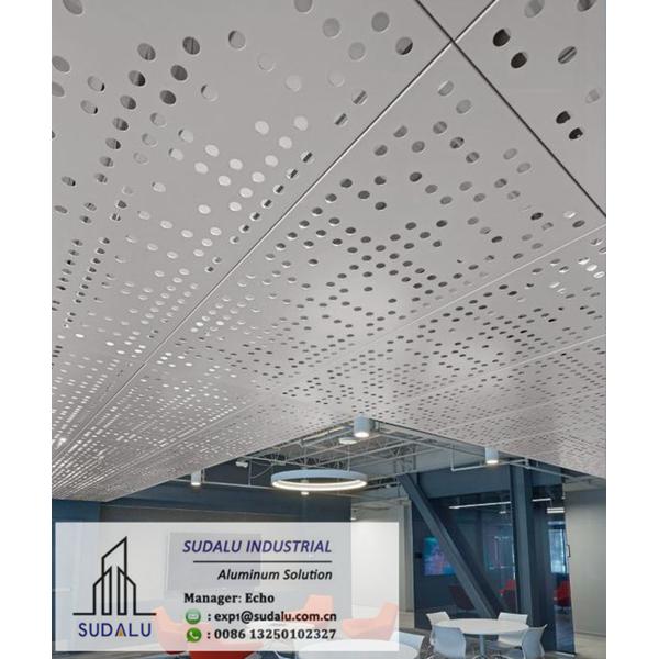 Manufacturer Aluminum Decoration Perforated Ceiling Panel Screen Interior Decorated Ceiling Sheet