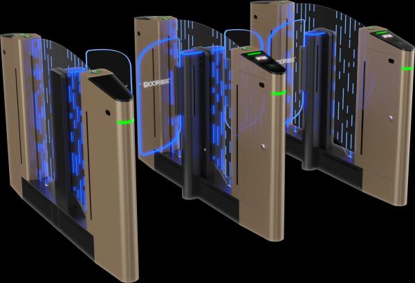 Stainless Steel Speed Gate Turnstile with Face Recognition IC Card