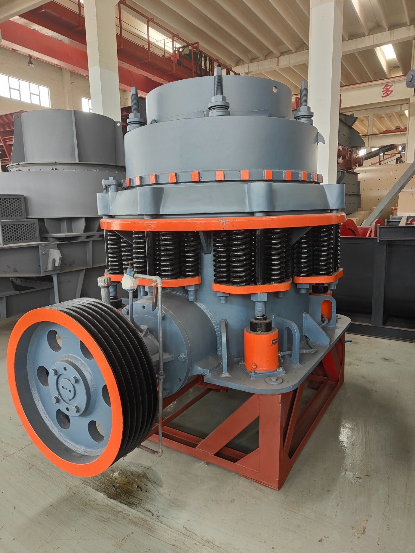 Inlet Size 35-300mm AC Motor Spring Cone Stone Crusher for Your Requirement