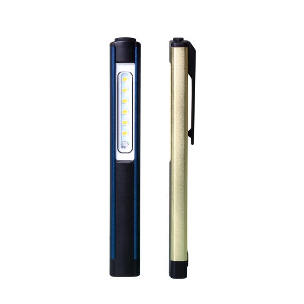 30000 Hours Working Time Bright LED Pen Work Light with Clip USB Rechargeable IP44 Rated