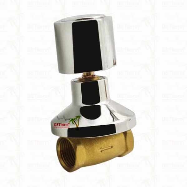 Chrome Plated Brass Stop Valve Global Valve South American Style B 1/2