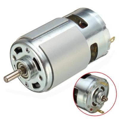 12V 775 High Torque DC Motor Permanent Magnet For Ball Bearing Belt Machine