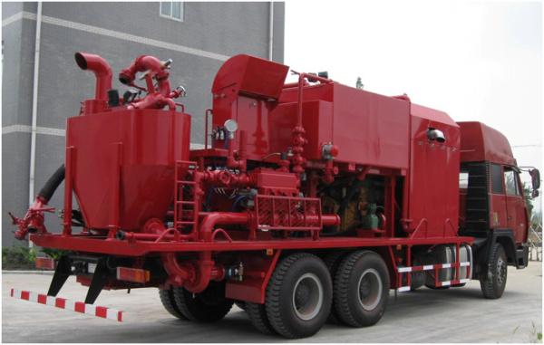 Caminhão de cimentação da bomba do motor 45MPa 300HP Frac