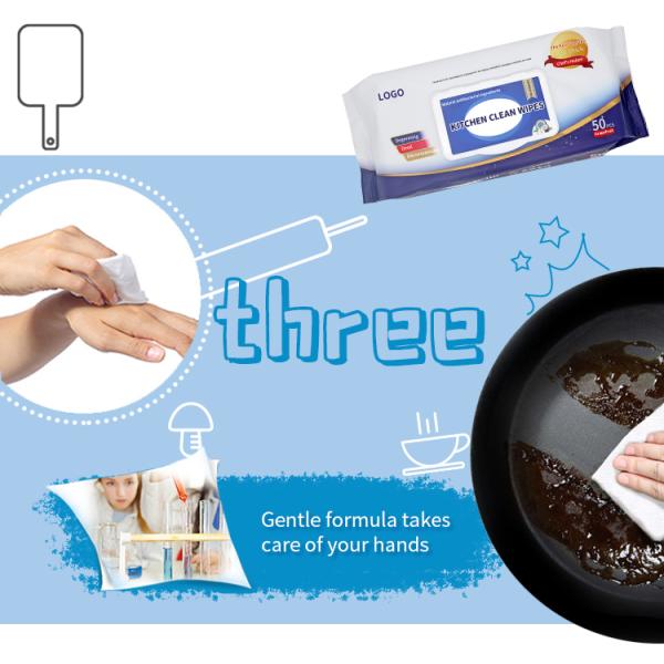 Очищать домочадца влажный обтирает ткань кухни быстрый и легкий очистите