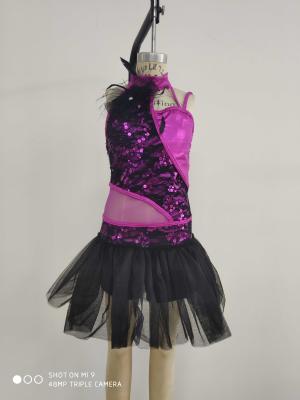 Ds007 Girls Dancewear  Tutu Skirt Children'S Dance Leotards Na Certification