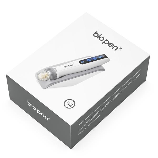 Bio Pen Q2  Derma Pen 3-in-1 Microneedling Pen with LED Light Therapy & Microcurrent for Anti-Aging skin Care