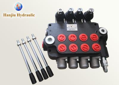 Válvula hidráulica 80LPM da válvula de controle do carretel do profissional 4/carregador de Monoblock
