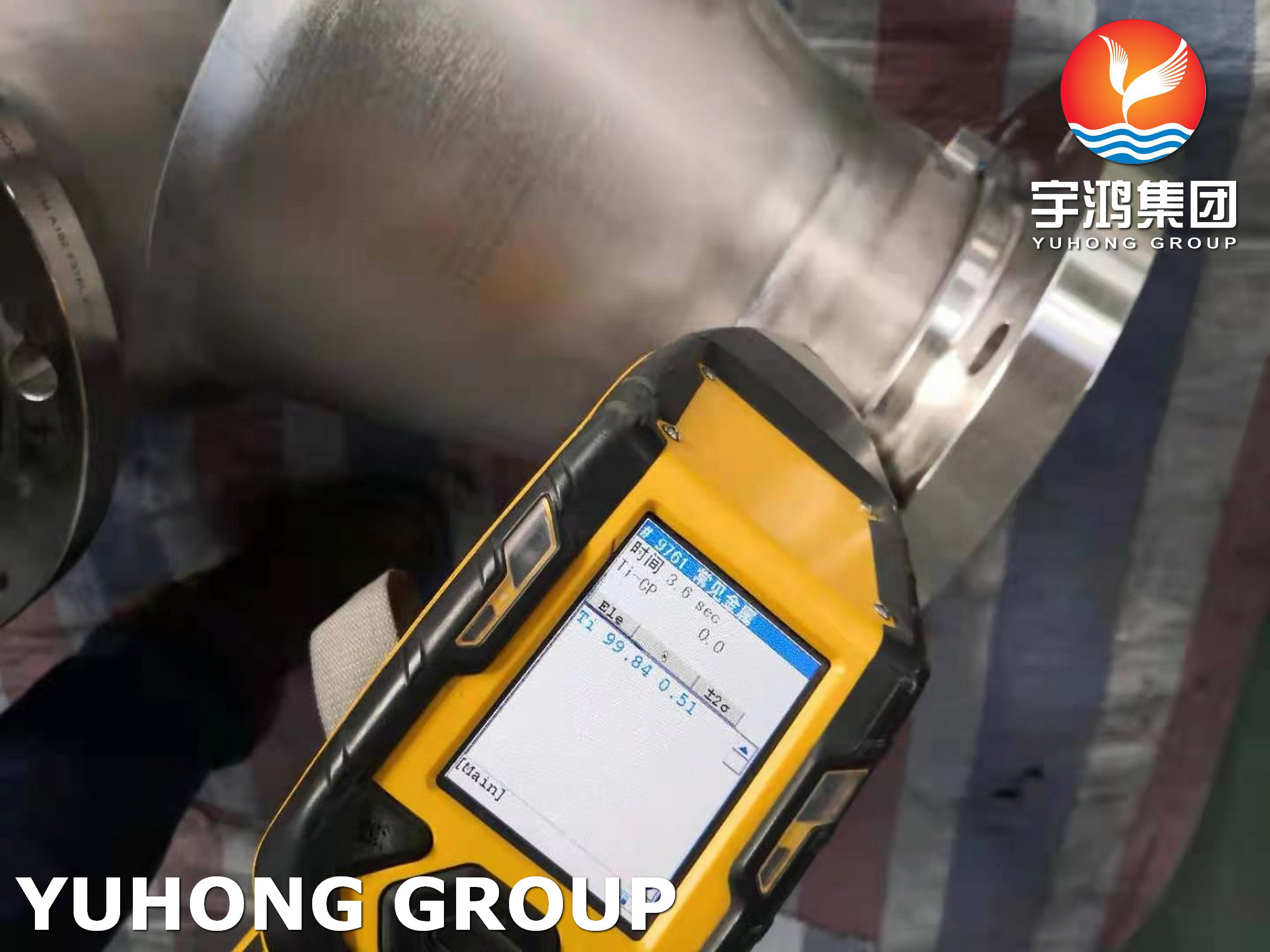 Титановые трубные фитинги ASTM B363 WPT2 (Gr.2) Фланцевый локоть для оборудования для морской воды
