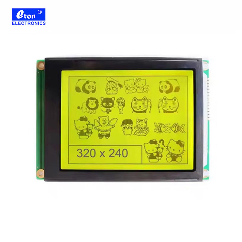 Wholesale 5.7 Inch Yellow Green Dot Matrix LCD Display Module 320×240 Graphic Screen 320240 LCD Panel