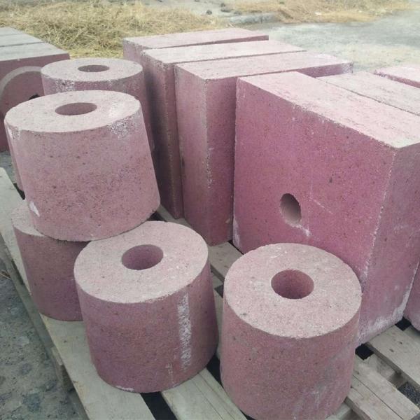 75% содержание Al2O3 Рефлекторный хром-корунд Огненный блок кирпич для перегрева печи Скид рельс
