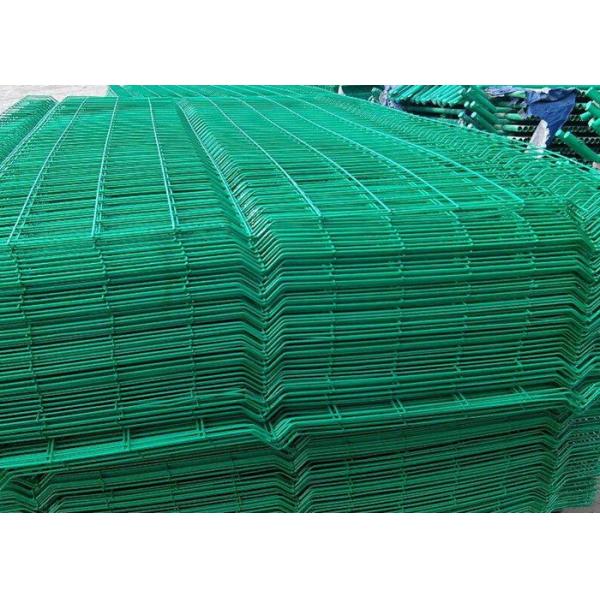 Iron Green Decorative Garden Fence , Custom Wire Fencing Panels For Landscaping