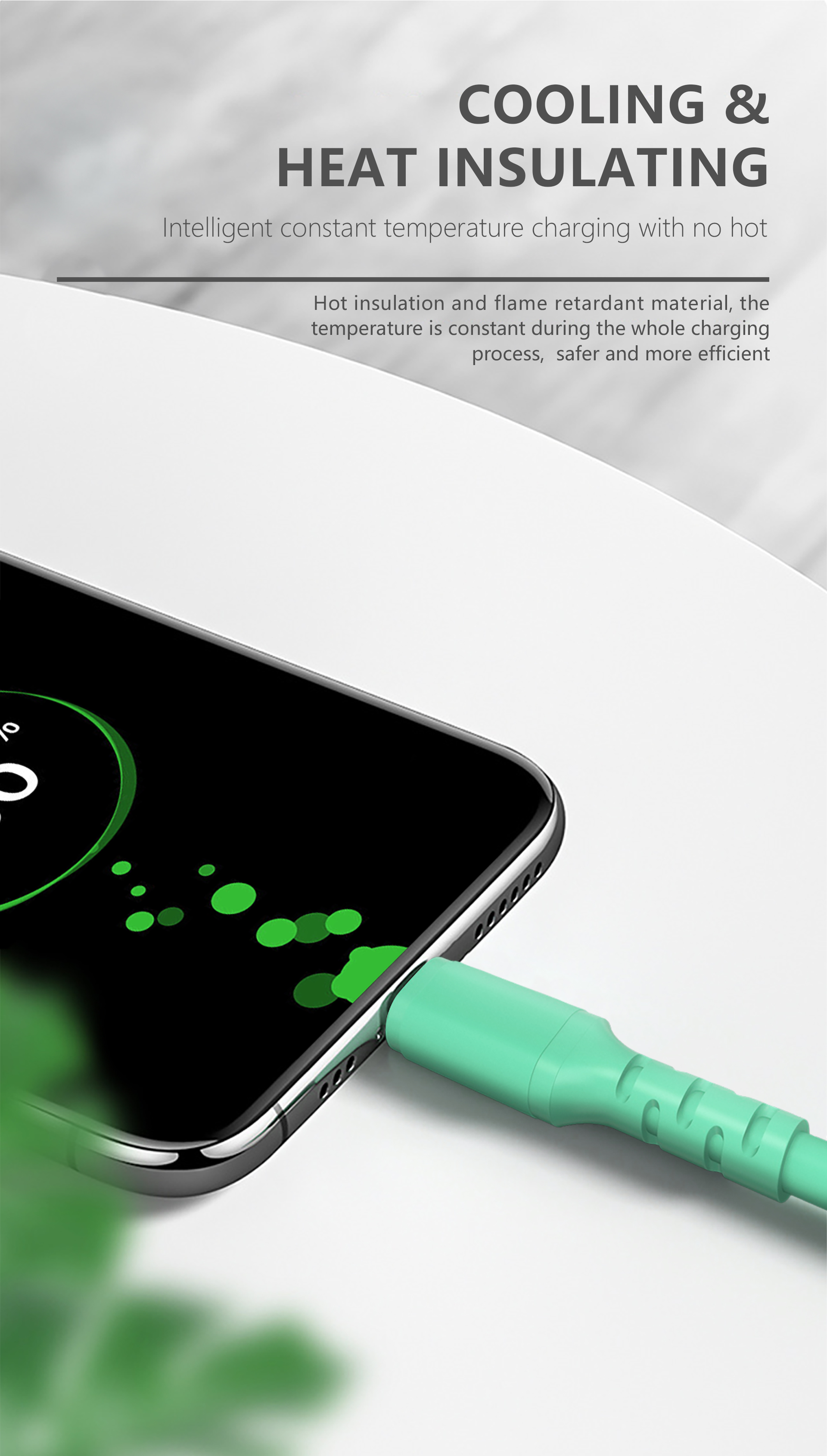 Тип c OCC к кабелю Iphone, типу c силикона PD20W к кабелю молнии