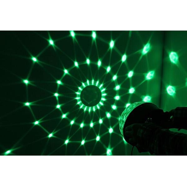 Disco DJ Stage LED Christmas Light Crystal Magic Ball Effect 6 Color / 3 Color