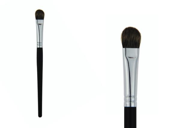 Black Professional Synthetic Hair Makeup Brushes / Flat Top Concealer Brush