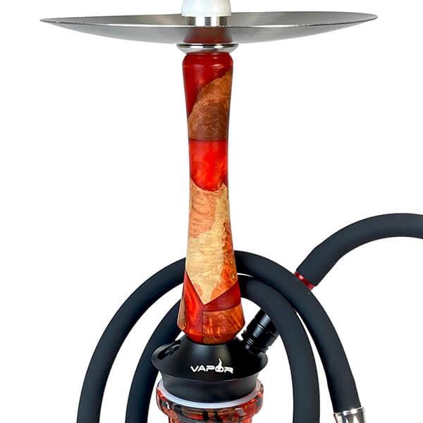 Cachimbo de água de Shisha do vidro do metal da liga de alumínio do cachimbo de água KTV da mangueira do silicone único