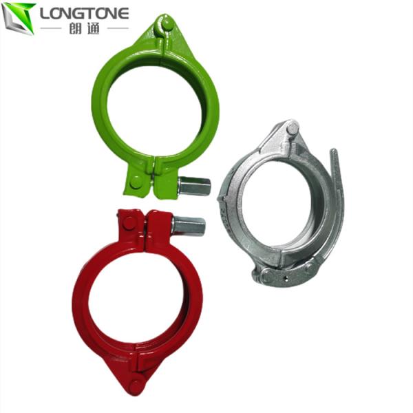 Части конкретного насоса Putzmeister стальной отливки, быстрые щелчковые зажимы для резиновой трубы конкретного насоса