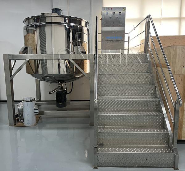 Shower Gel Mixer 3000L Homogenizer Jacket Heating Mixing Tank