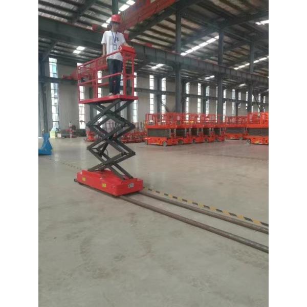 Батарея - емкость приведенной в действие самоходной повышаясь нагрузки 300kg/1000kg платформ работы