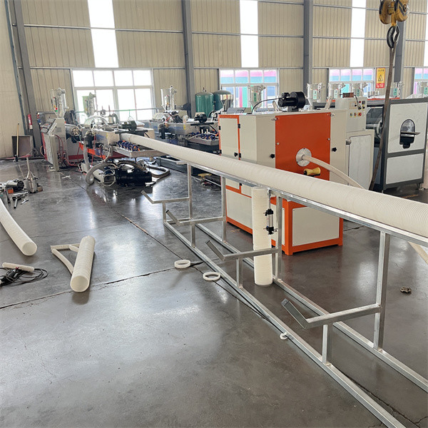 Высокопроизводительная машина для экструзирования пластиковых труб оборудование для гофрированных труб из HDPE