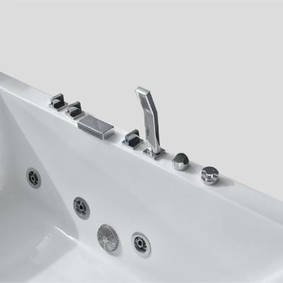 Jacuzzi sans couture Alcove 72 pouces Whirlpool baignoire Liant anti-dérapant Trempage profond