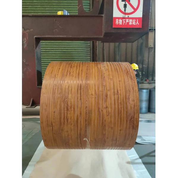 Древесное зерно Printch Цветная покрытая катушка PPGL Стальная катушка Z275 PVDF DX51D