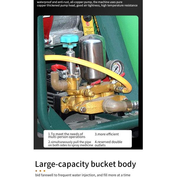 Anti Epidemic Gasoline Engine Power Sprayer High Pressure Agricultural