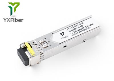 Módulo da fibra ótica de SMF 155Mbps 60km 1550nm/1310nm BIDI LC