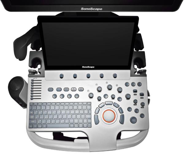 13.3 Inch LCD Trolley SonoScape Ultrasound Machine P60 AI Based