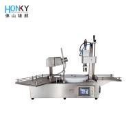 22PCS/vidro Vial Capping Machine For Liquid do minuto 25ml que veste o enchimento