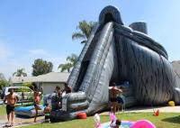 Glissière d'eau élevée gonflable géante d'ouragan de diapositive 33ft Inflatables pour des adultes