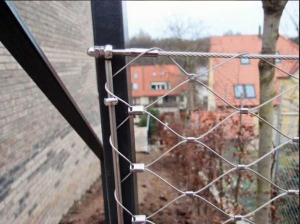304 316 Stainless Steel Rope Mesh for Bridge Railings