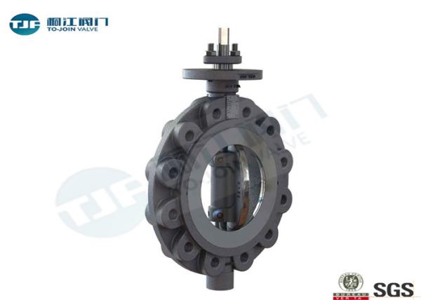 NBR Lined Marine Butterfly Valves Ductile Iron Made Lugged & Tapped