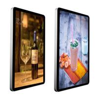Venta al por menor de la tienda de la marca de la pantalla de la ventana LCD de la publicidad de las pantallas en la tienda de la pantalla digital