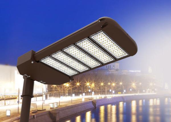 240W - 50W LED Parking Lot Lights / Area Pole fixture 140°F Led Shoebox Light