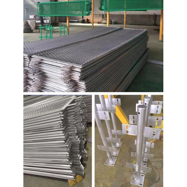 Цинковая сталь Металлическая дорожная безопасность Ограждение для дорог