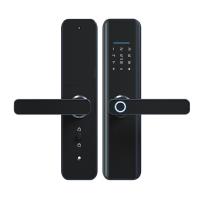 Impressão digital biométrica da fechadura da porta esperta elétrica impermeável de Wifi do App de Tuya