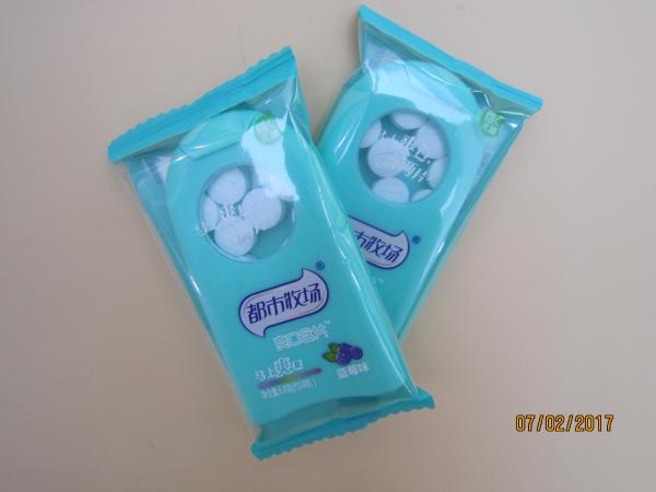 6.8g  New Arrival Sugar Free Vitamin C Refreshing  Blueberry  Mint  Candy ,cool your mouth