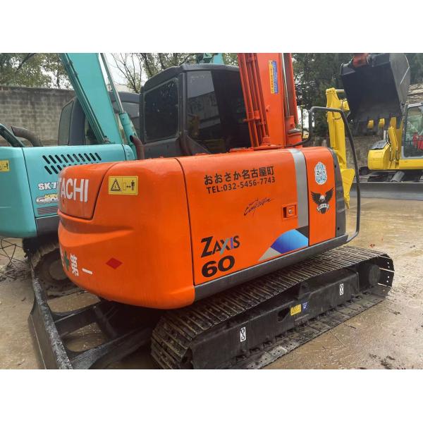 Original Japan Used Hitachi ZX60 Mini Crawler Excavator With Hydraulic Thumb