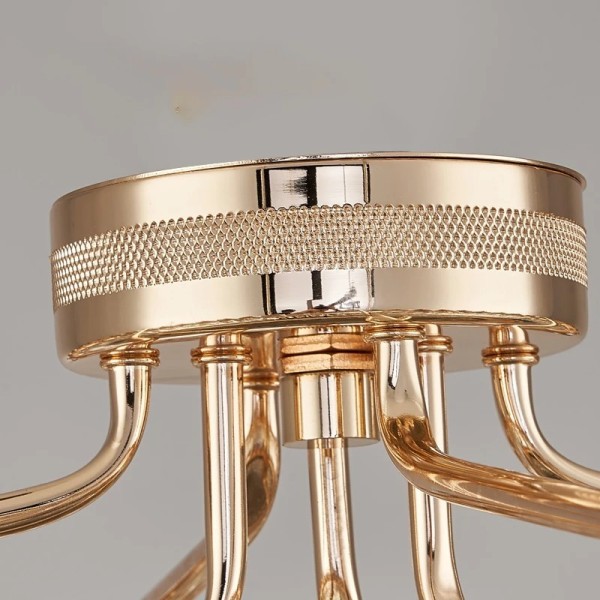Led Light Bedroom Lamps Ceiling Modern Luxury Crystal Lamp Villa Living Room Pendant Light (WH-CY-270)